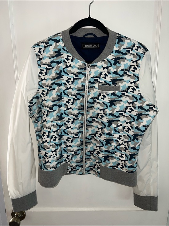 Members Only Jackets & Blazers - Y2K Members Only Camouflage Baseball Jacket Sz Small